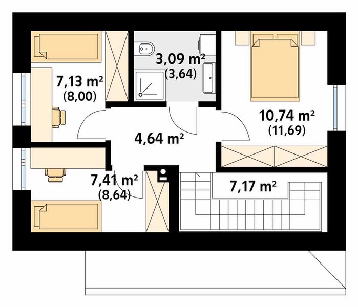Poddasze projektu Pestka