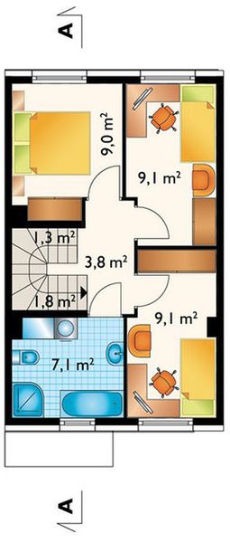 Piętro 1 projektu Liszka Multi (1798)