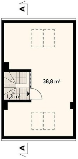 Poddasze projektu Liszka Multi (1798)
