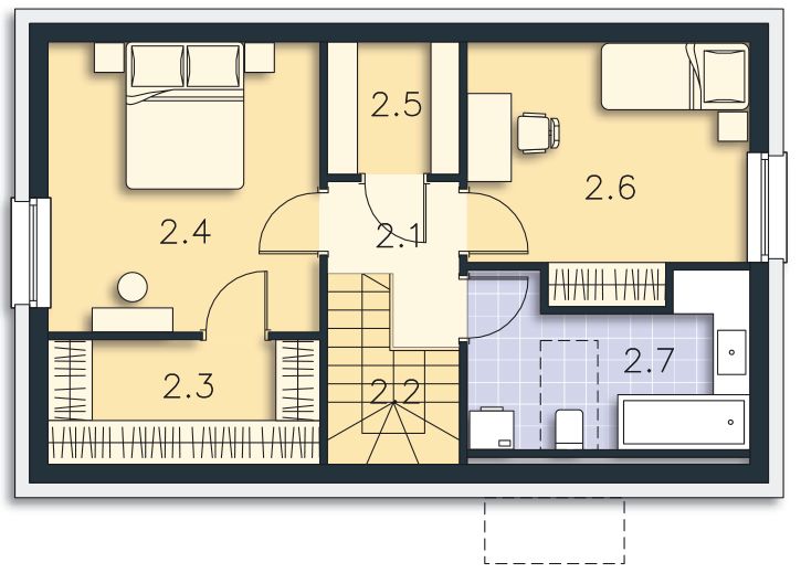 Poddasze projektu Bolzano DCP382