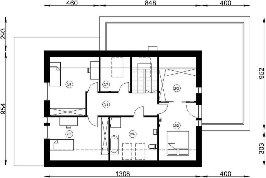 Poddasze projektu FX-151