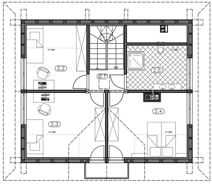 Poddasze projektu L-309