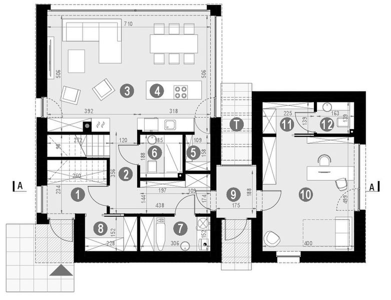 Parter projektu HomeKoncept 100 wariant 03