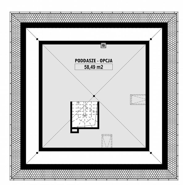 Poddasze projektu E-271b