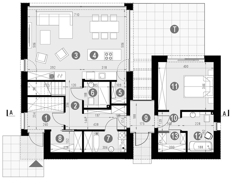 Parter projektu HomeKoncept 100 wariant 05