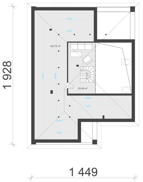 Poddasze projektu uA245