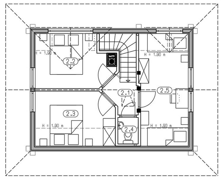 Poddasze projektu L-310