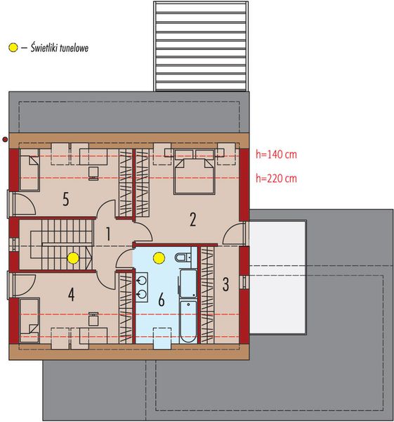 Poddasze projektu Mini 13 G2 PLUS reco energo plus