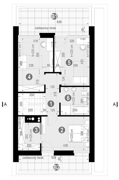Poddasze projektu NewHouse 753