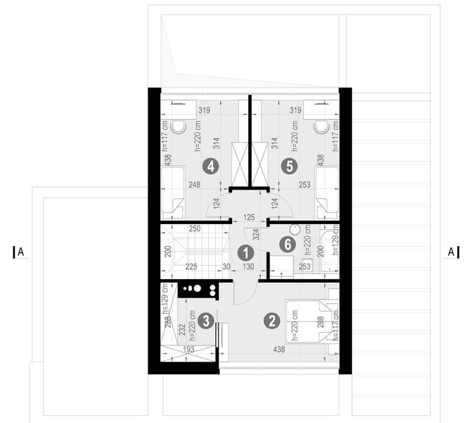 Poddasze projektu NewHouse 756 G1