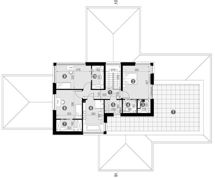 Piętro 1 projektu NewHouse 701