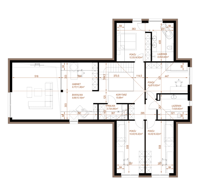 Poddasze projektu House x32