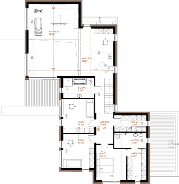 Poddasze projektu House x27