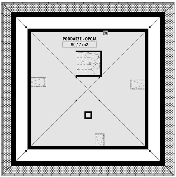Poddasze projektu E-268a