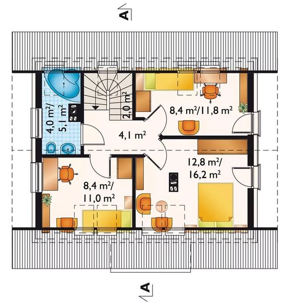 Poddasze projektu Malik Sol (1802)