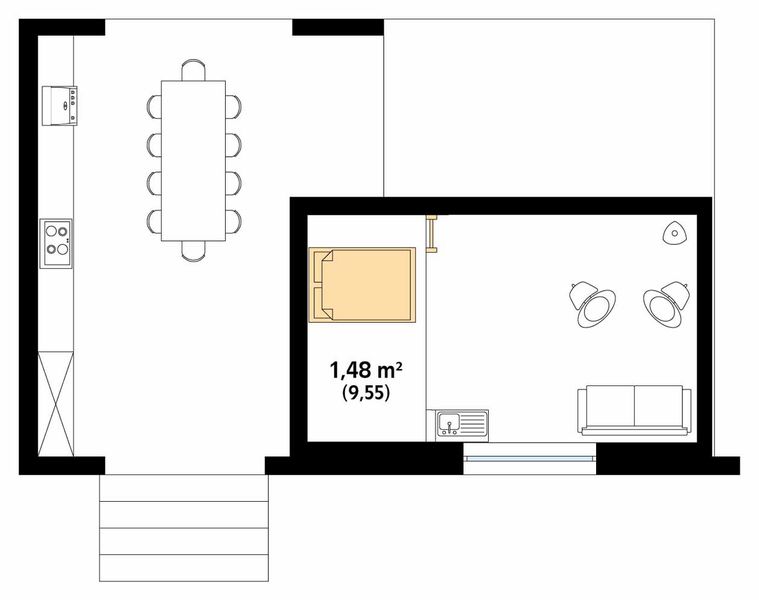 Poddasze projektu Śmiałek dr-S