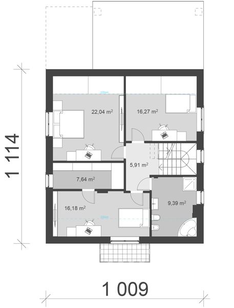 Poddasze projektu uA183