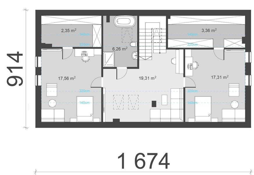 Poddasze projektu uA76v6