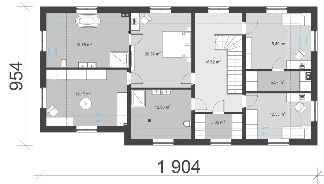 Poddasze projektu uA247