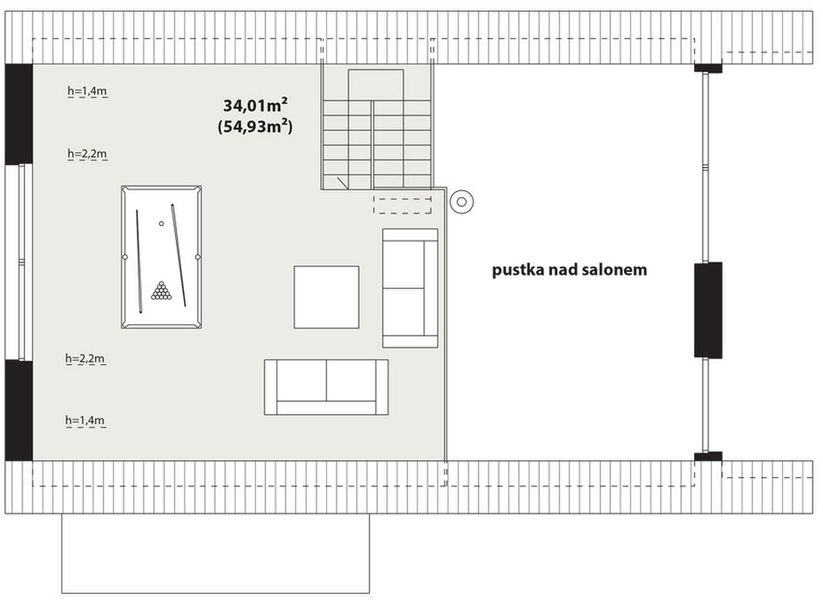Poddasze projektu Hana 6