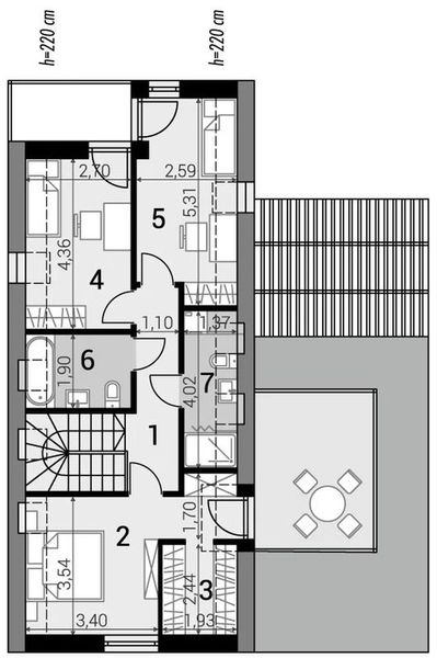 Poddasze projektu D21-X6 G1