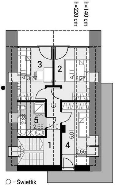 Poddasze projektu D21-1A