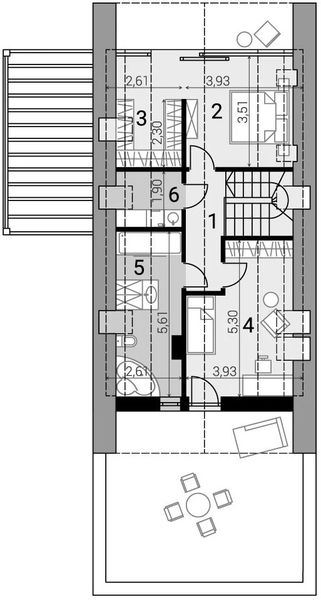 Poddasze projektu D21-X13B G1