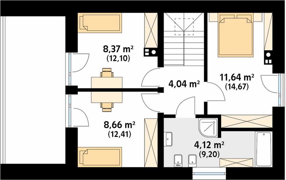 Poddasze projektu Alikante 3