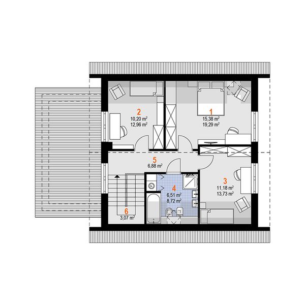 Poddasze projektu Celina OZE (1312)