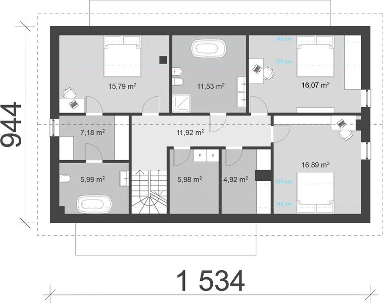 Poddasze projektu uA102