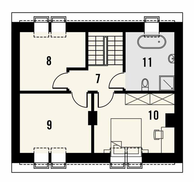 Poddasze projektu Studio 82