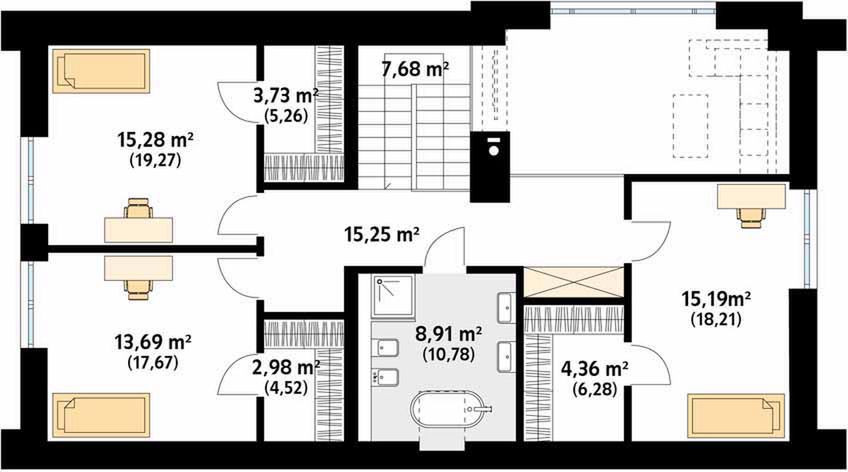Poddasze projektu Piko
