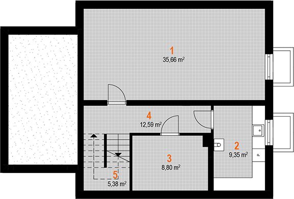 Piwnica projektu Celina Alfa (1811)