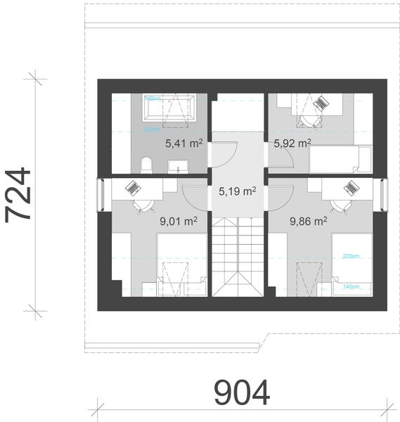 Poddasze projektu uA334