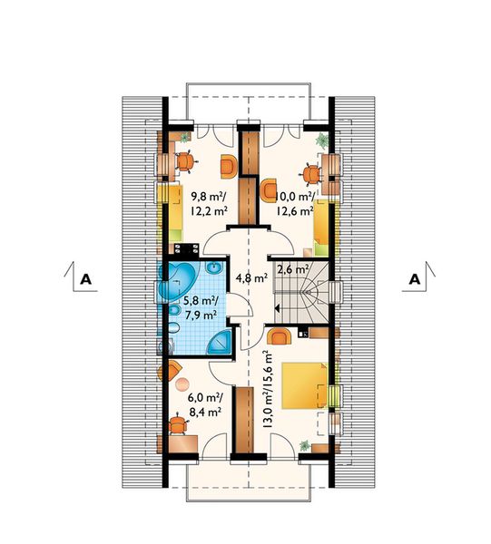 Poddasze projektu Mrówka Sol (1817)