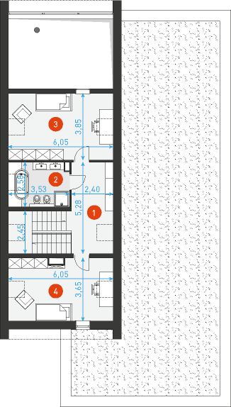 Poddasze projektu Efektowny 1