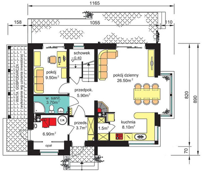 Parter projektu BW-36 wariant 19