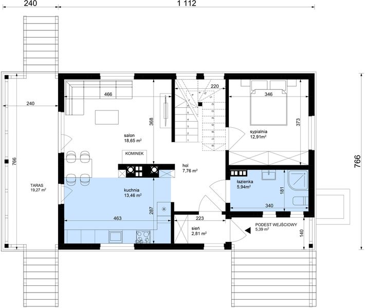 Parter projektu Dom na Sosnowej