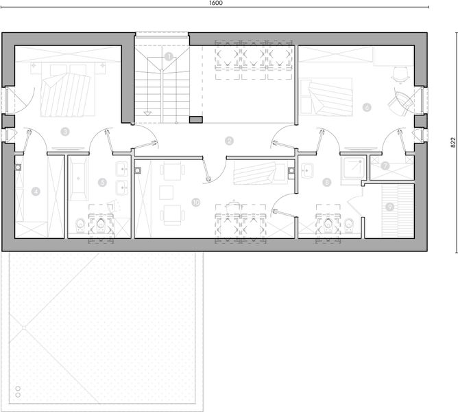 Poddasze projektu Samowystarczalny Widny