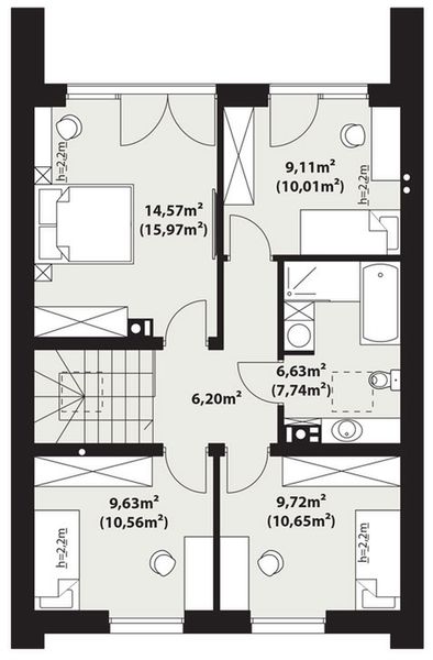 Poddasze projektu Miko