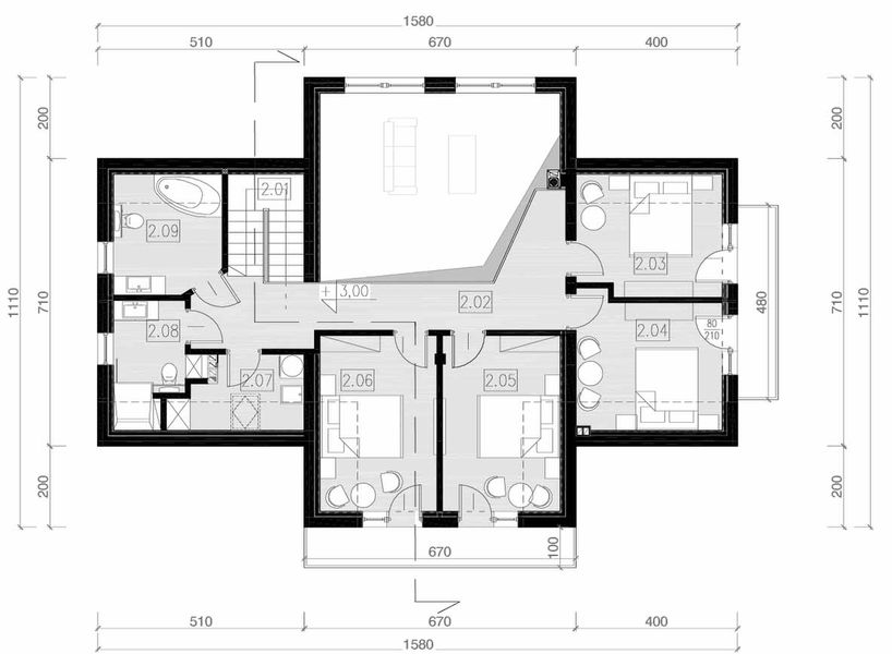 Poddasze projektu Rota