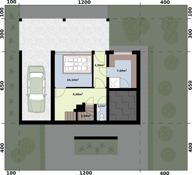 Piwnica projektu L-311