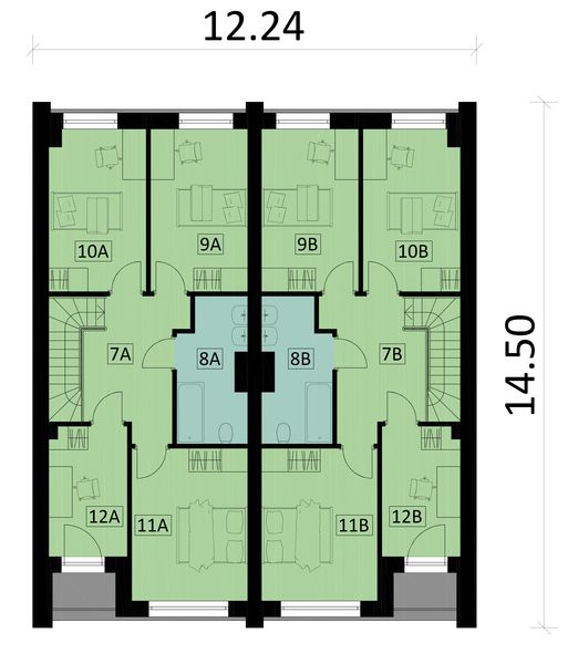 Piętro 1 projektu KA227