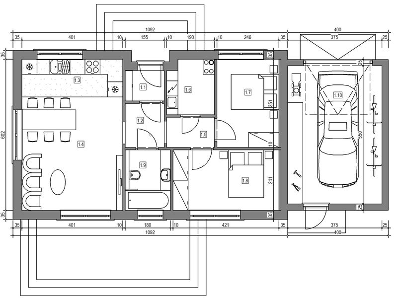 Parter projektu Domek na Miodowej 57+G (003 ES 57+G)