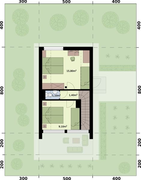 Poddasze projektu L-302 plus