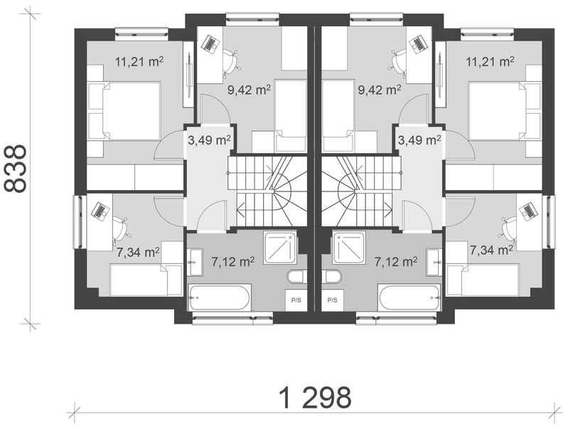 Piętro 1 projektu uA178v2