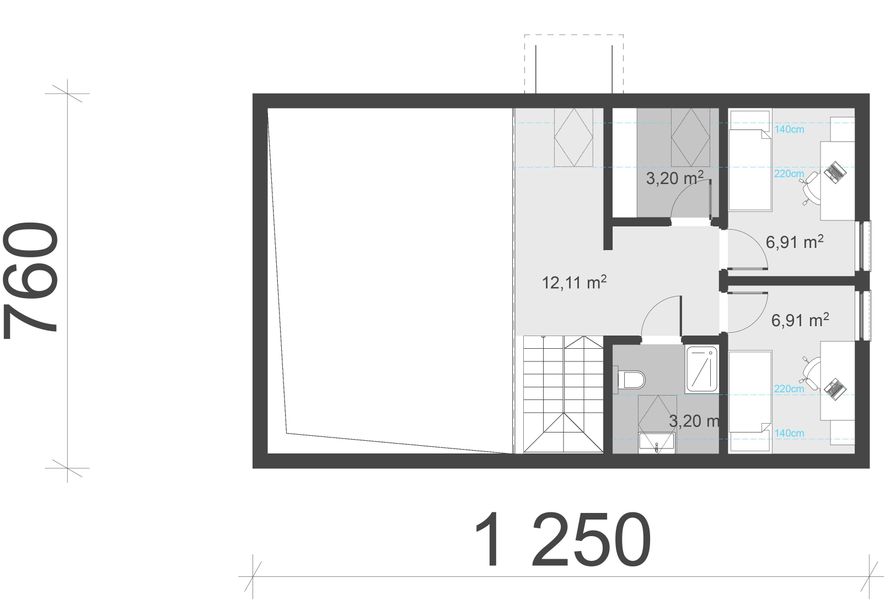 Poddasze projektu uA274v1