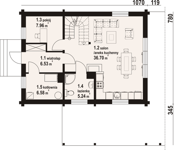 Parter projektu Zawojowo a5 dw