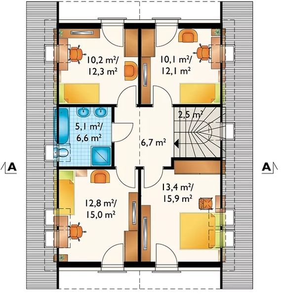 Poddasze projektu Anatol Solo OZE (1812)
