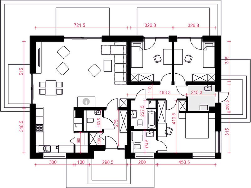 Parter projektu Mamba bez garażu [B]